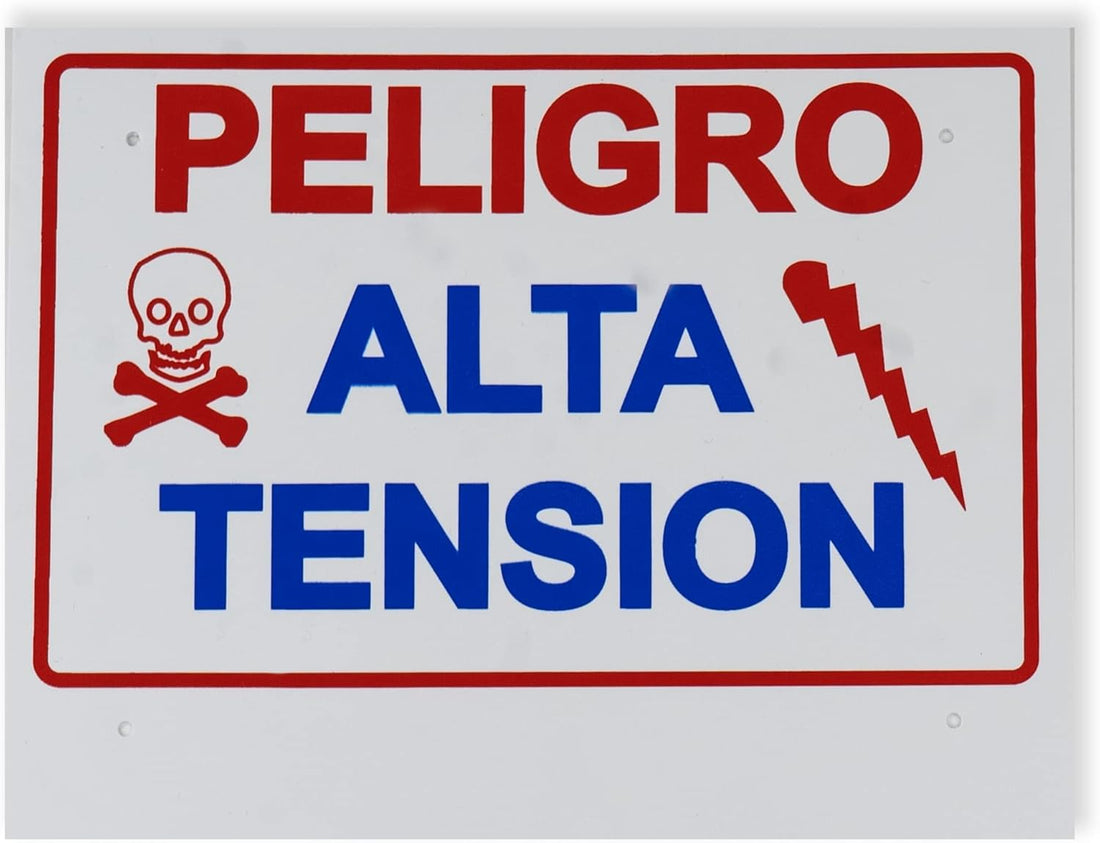 LETRERO ALTO VOLTAJE- SYSLET