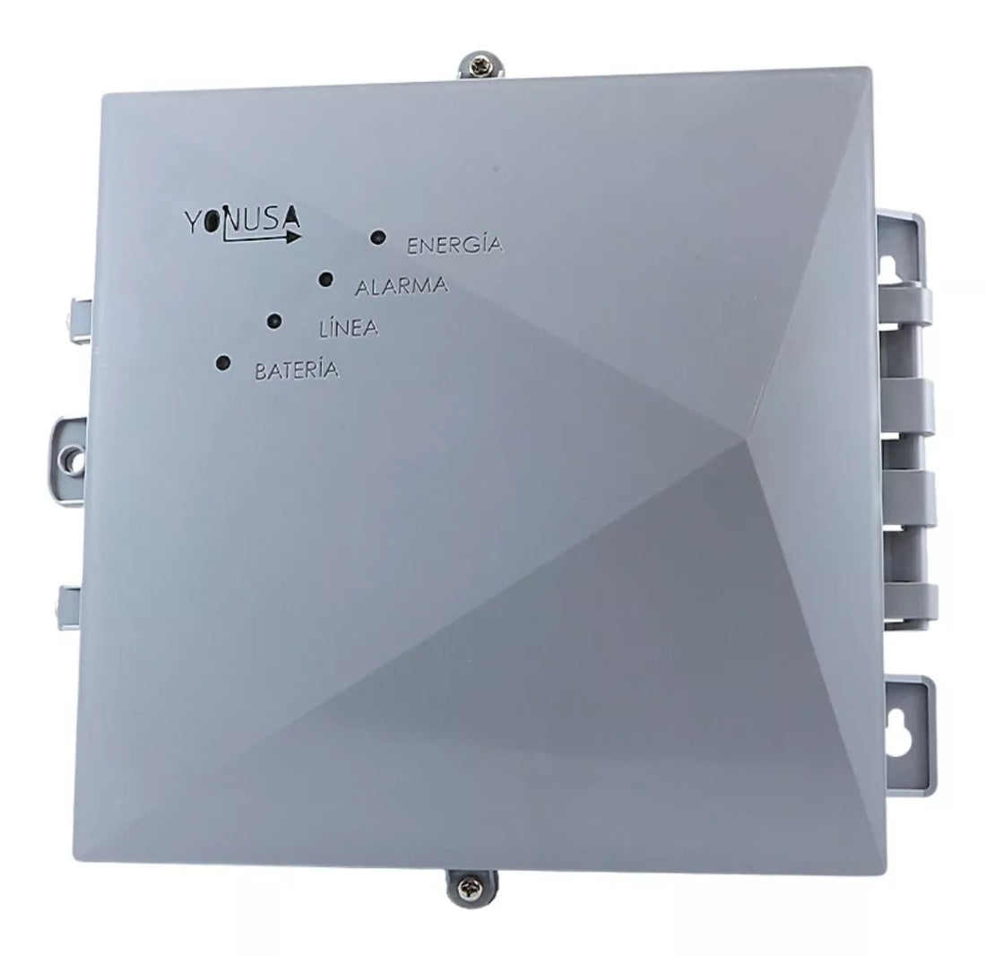 Energizador con tecnología SMT de 12,000Volts-1Joule/ 2500Mts Lineales de Protección / Cercas Electrificadas